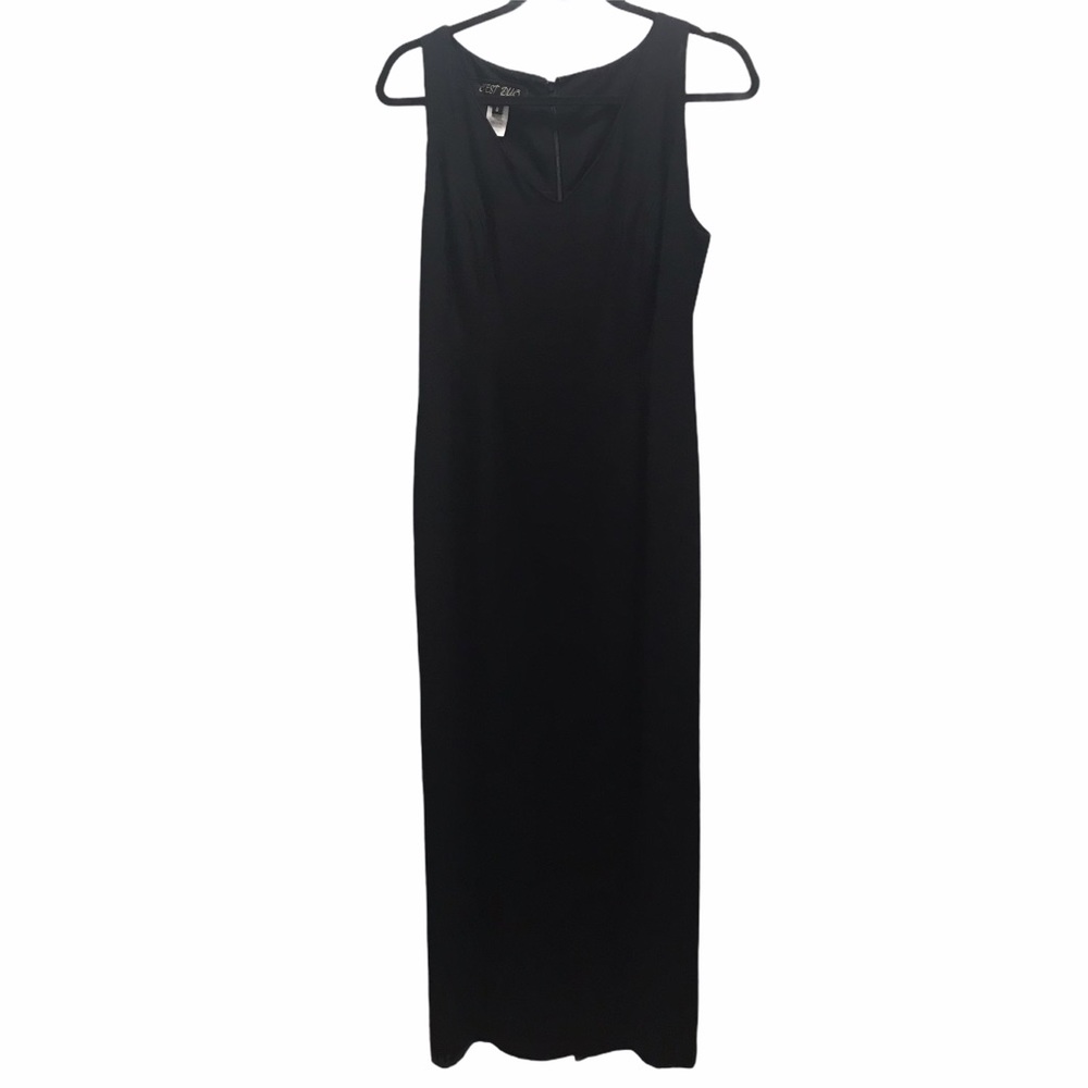 C’est Duo Black Label Sleeveless Full Length Dress